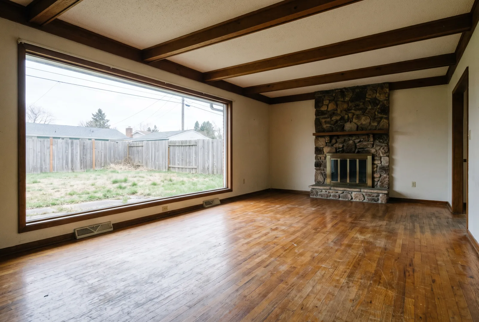 Interior of a La Jolla coastal estate staged and cataloged for a liquidation sale